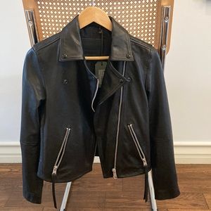 AllSaints Leather Biker Jacket